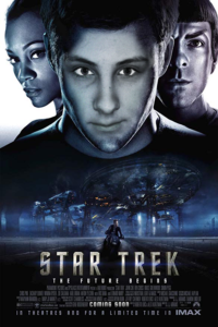 A digitally "remastered" Star Trek poster.